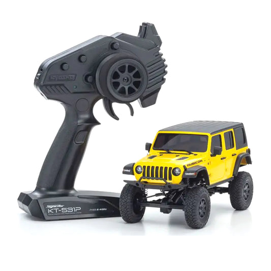 Kyosho Mini-Z 4x4 MX-01 Readyset Jeep Wrangler Unlimited Hellayella