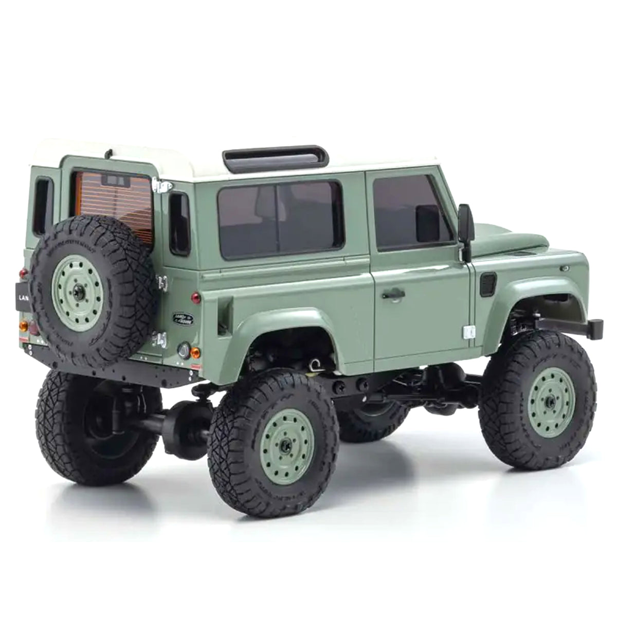 Kyosho Mini-Z 4x4 Series MX-01 ReadySet Land Rover Defender 90 Heritage Grasmere Green/Alaska White