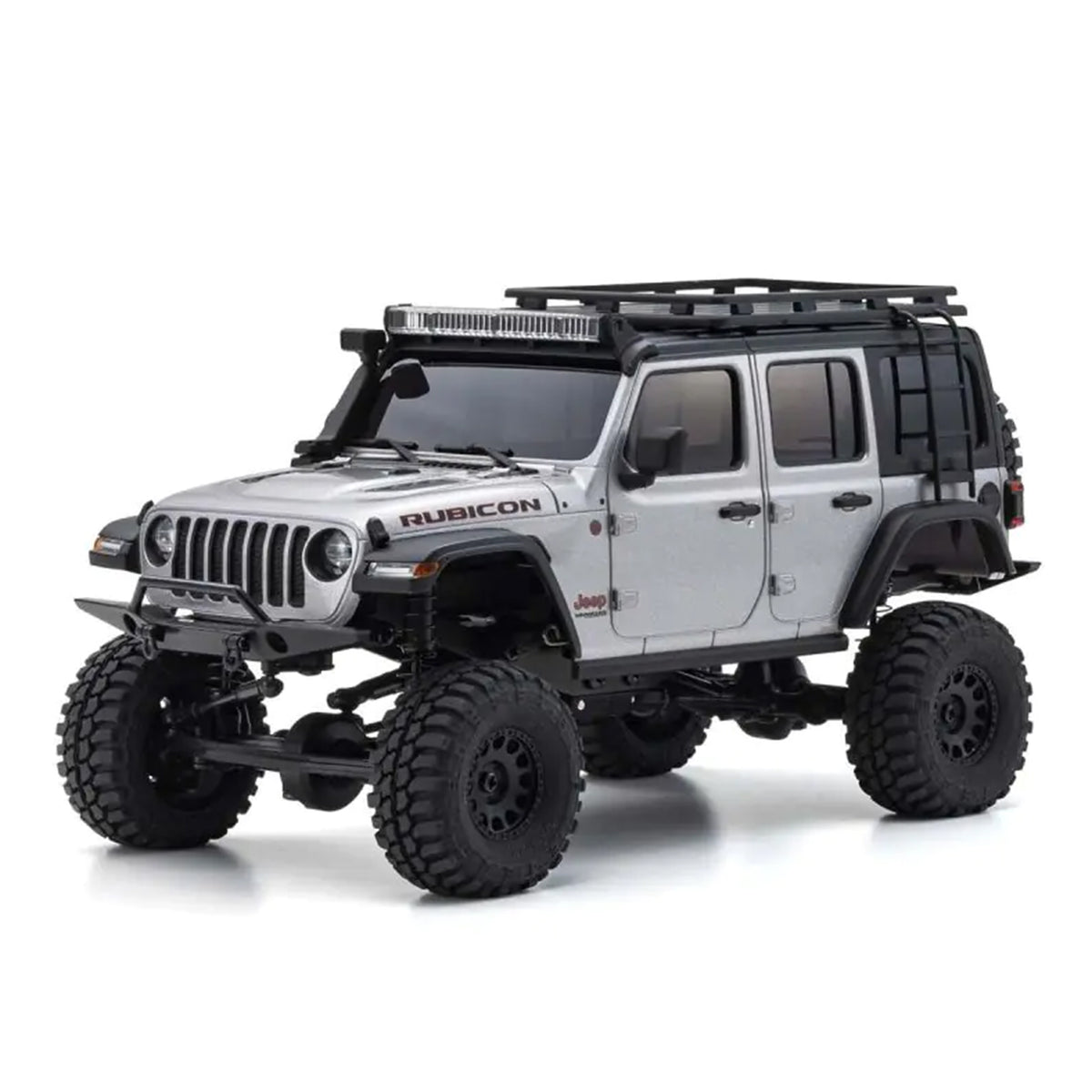 Kyosho Mini-Z 4x4 MX-01 Readyset Jeep Wrangler Unlimited Rubicon w/Acc. Billet Silver Metallic