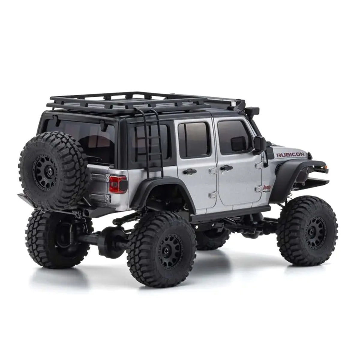 Kyosho Mini-Z 4x4 MX-01 Readyset Jeep Wrangler Unlimited Rubicon w/Acc. Billet Silver Metallic