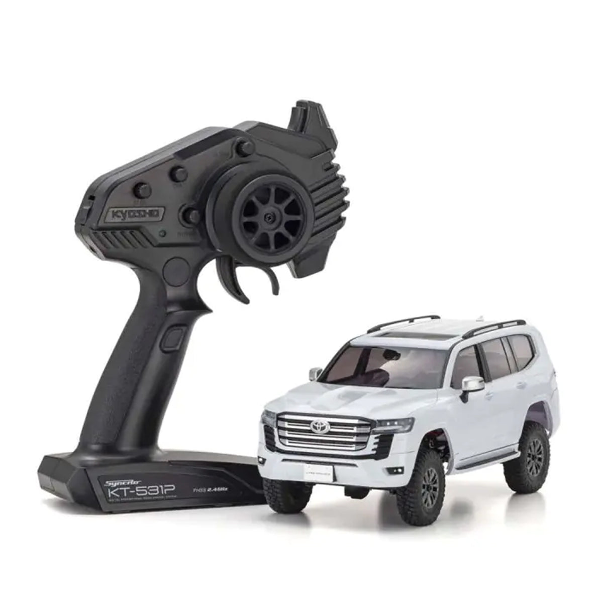 Kyosho Mini-Z 4x4 MX-01 Readyset Toyota Landcruiser 300 Precious White Pearl