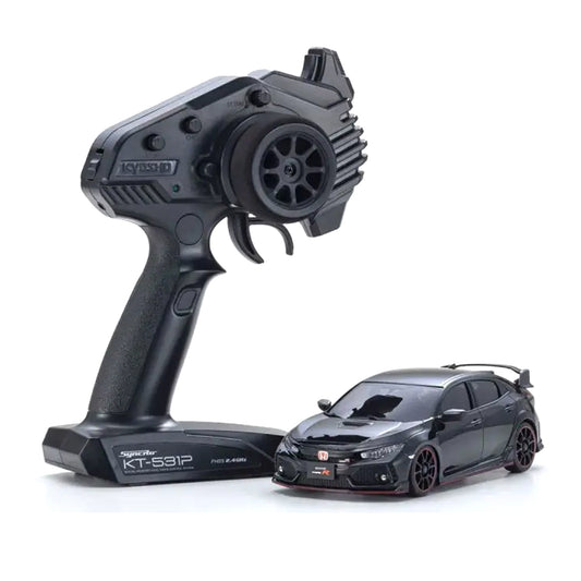 Kyosho MA-020 AWD Mini-Z ReadySet w/Honda Civic Type R Crystal Black Pearl w/KT-531P 2.4GHz Radio