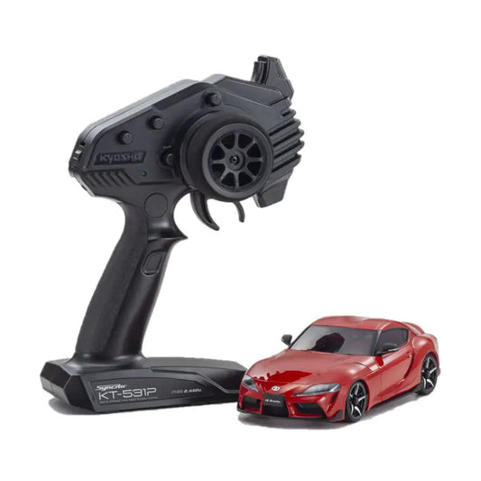 Kyosho MA-020 AWD Mini-Z ReadySet w/Toyota GR Supra Prominence Red & KT-531P 2.4GHz Transmitter