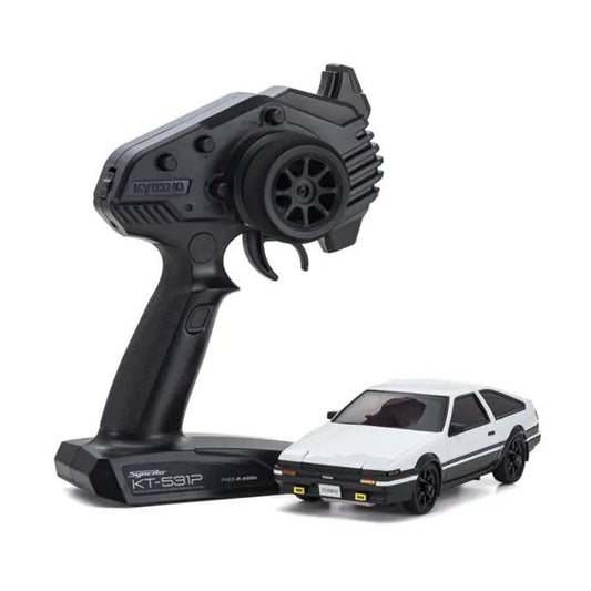 Kyosho MA-020 AWD Mini-Z ReadySet w/Toyota Sprinter Trueno AE86 Body (White) & 2.4GHz Radio