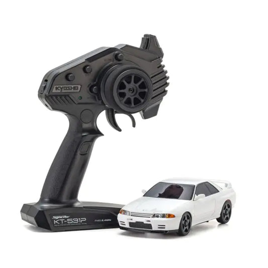 Kyosho MA-020 AWD Mini-Z Nissan Skyline GT-R N1 (R32) White w/KT-531P 2.4GHz Radio