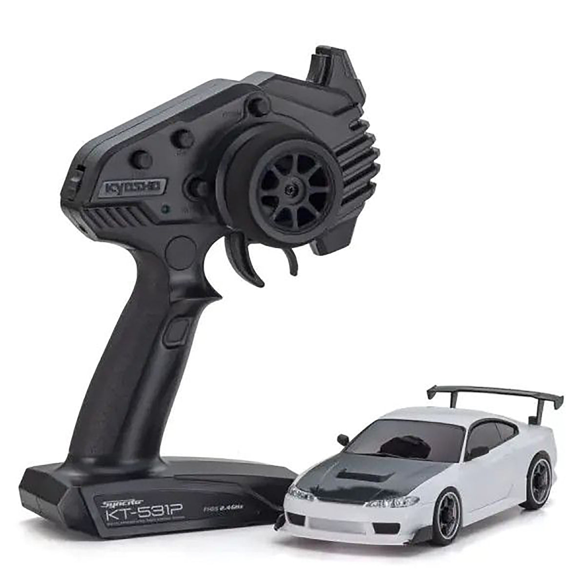 Kyosho Mini-Z AWD MA02 Nissan Silvia S15 w/GT Wing (White) RTR