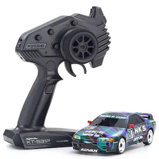 Kyosho MA-020 AWD Mini-Z ReadySet w/HKS Skyline GT-R R32 Body w/KT-531P 2.4GHz Radio