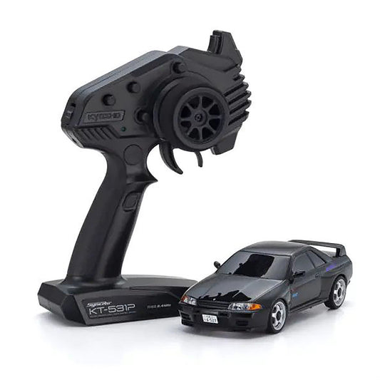 Kyosho MA-020 AWD Mini-Z Readyset w/V-SPECII Initial D Skyline GT-R R32 Body (Black) w/KT-531P 2.4GHz Radio