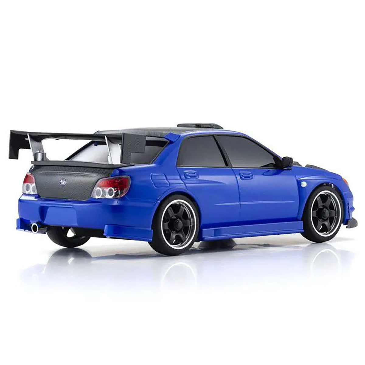 Kyosho AWD SUBARU IMPREZA with Aero kit and CFRP hood Metallic Blue