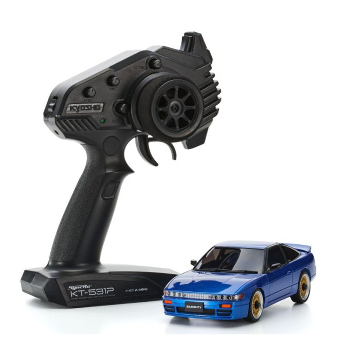 Kyosho Mini-Z AWD MA02 Nissan Sileighty (Blue) RTR