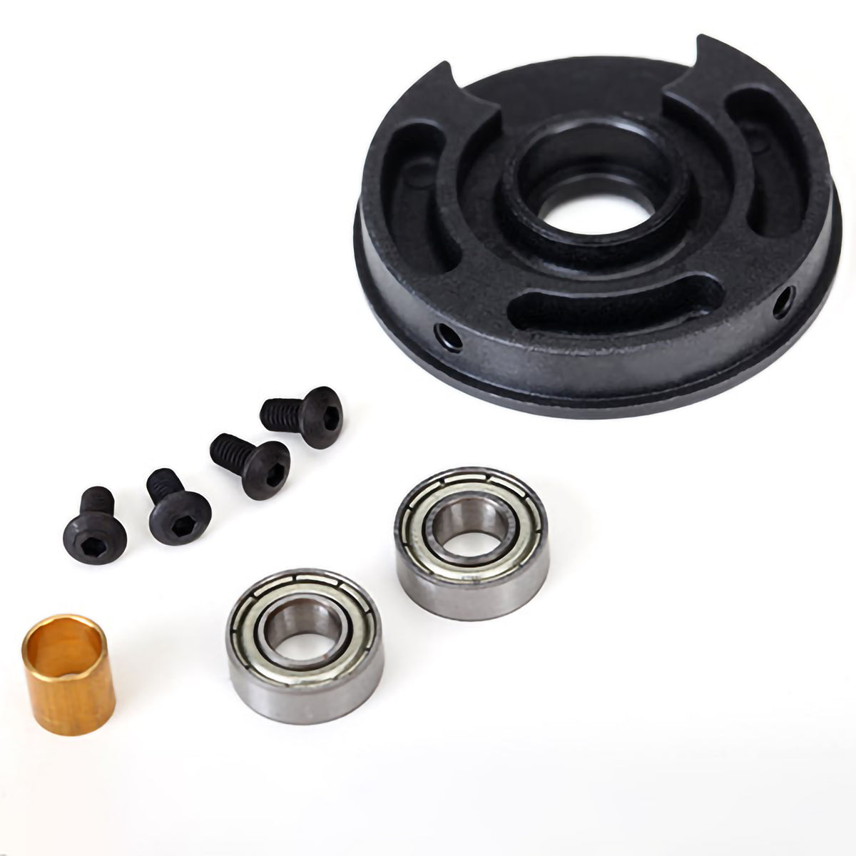 Traxxas Rebuild Kit, Velineon® 3500 and 540XL (includes plastic endbell, 5x11x4mm ball bearings (2), 2.5x5mm BCS (with threadlock) (4), rear bushing)