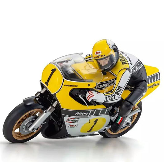 Kyosho Hang On Racer 1:8 Scale Radio Controlled Electric Powered Motorcycle Hanging On Racer Series Yamaha YZR500 1978 Kit