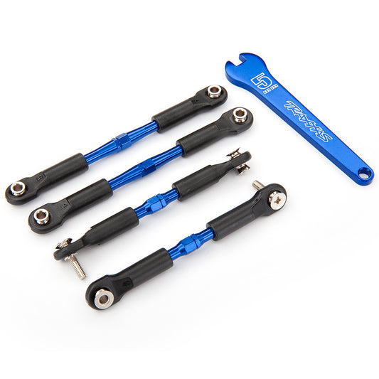 Traxxas Aluminum Turnbuckle Camber Link Set (Blue) (4)