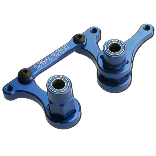 Traxxas Bellcranks/Draglink Aluminum Blue (2wd models)