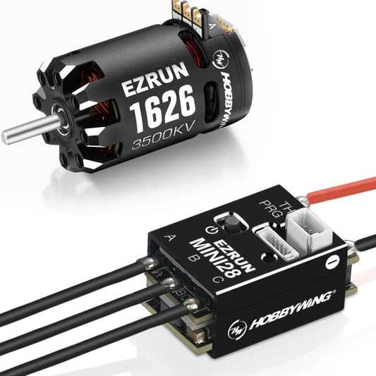 Hobbywing EZRUN Mini28 ESC and 1626 SD 3500KV Motor Combo