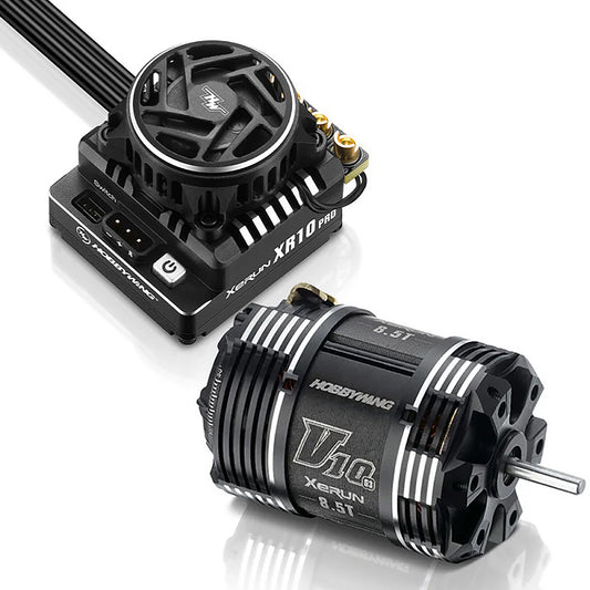 Hobbywing XR10 Pro G3 ESC + V10 G3 8.5T Modified Motor Combo