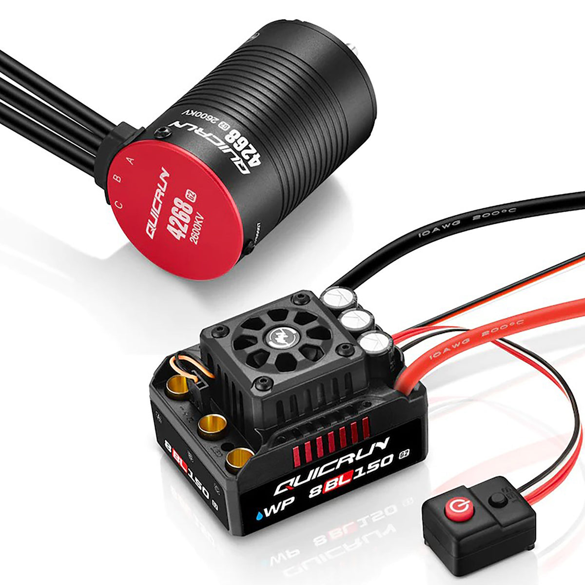 Hobbywing Quicrun 8BL150 G2 ESC with Ezrun 4268L G2 Motor Combo