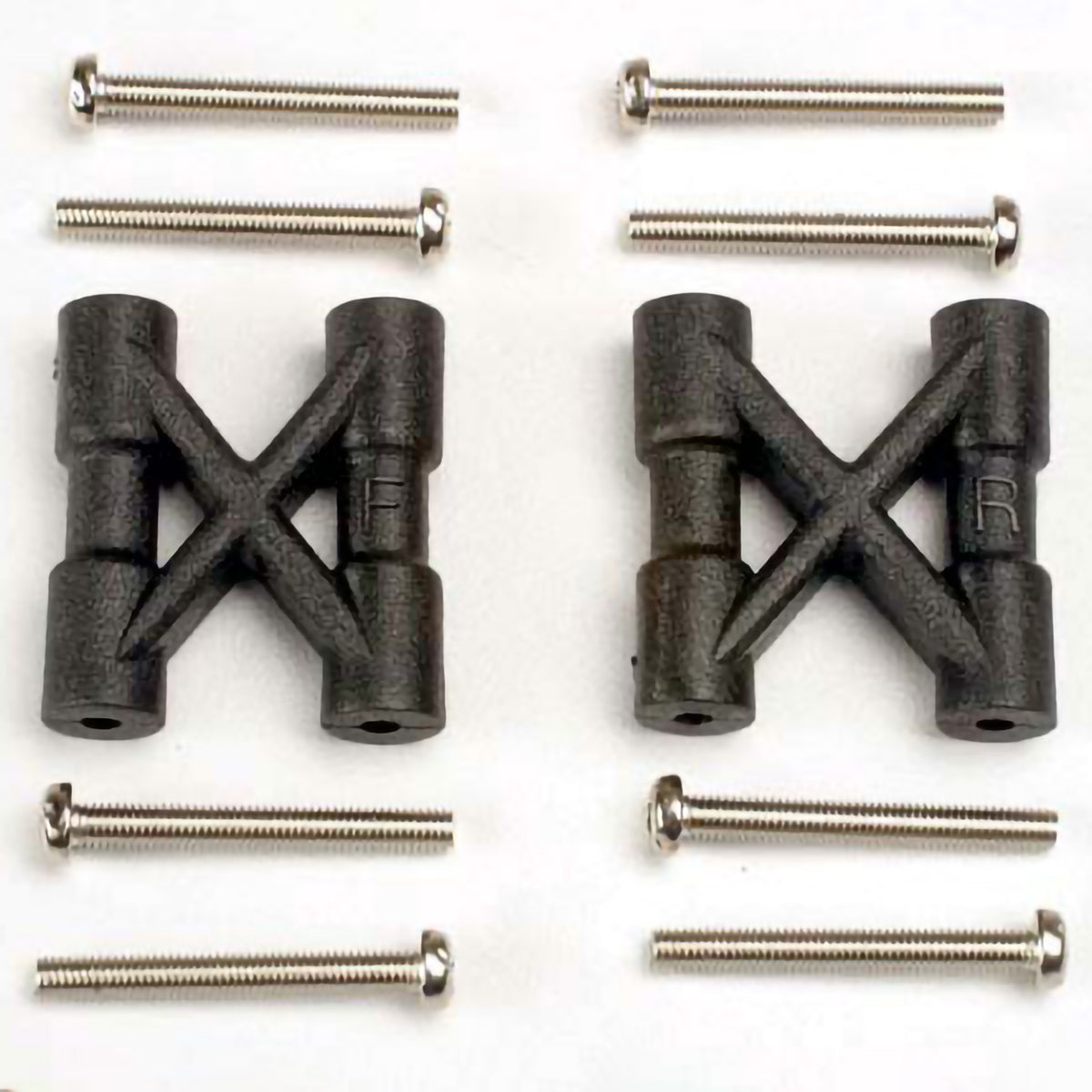 Traxxas Bulkhead Cross Braces (2)/ 3x25mm CS screws (8)