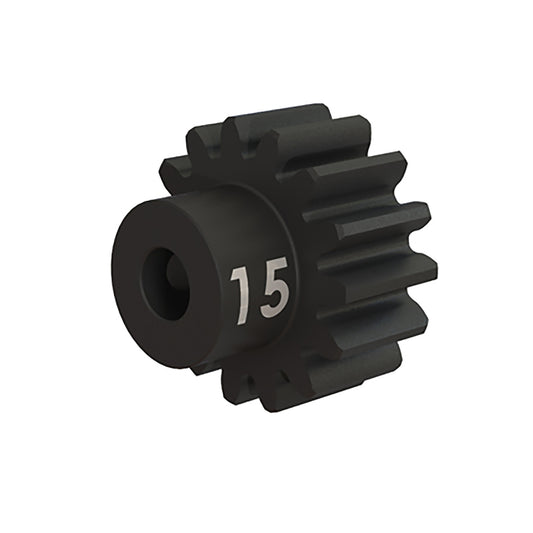 Traxxas Pinion Gear, 15-T (0.8M, 32-p), Heavy Duty (machined, hardened steel)/Set Screw