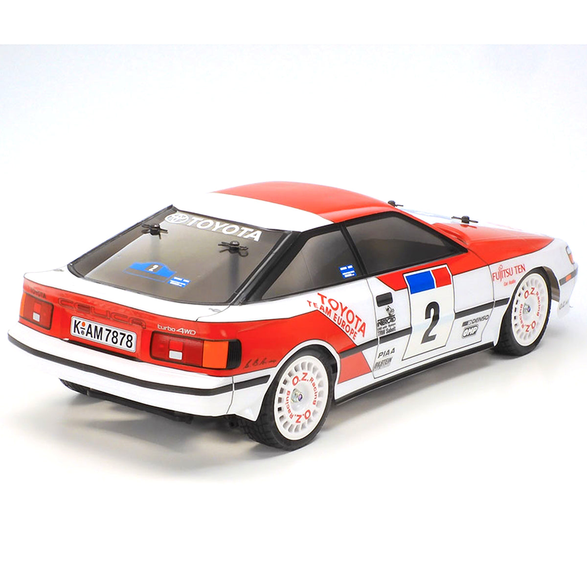 Tamiya RC 1/10 Toyota Celica GT-Four 4WD Electric Touring Rally Kit (TT-02) (Pre-Painted Body)