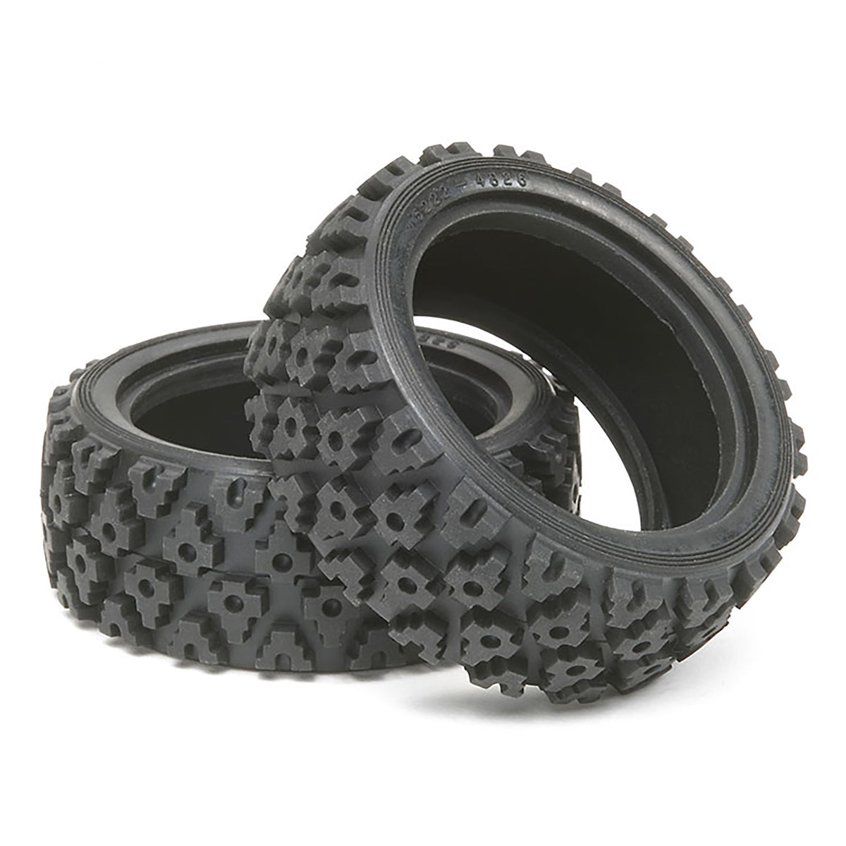 Tamiya RC Rally Block Tire Set for Touring Car (1 pair)