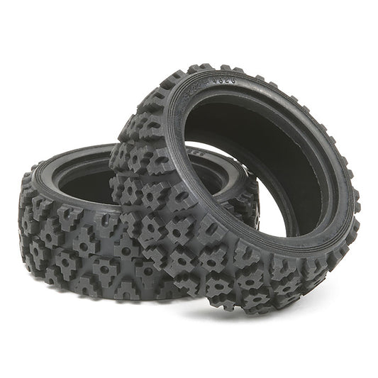 Tamiya RC Rally Block Tire Set for Touring Car (1 pair)