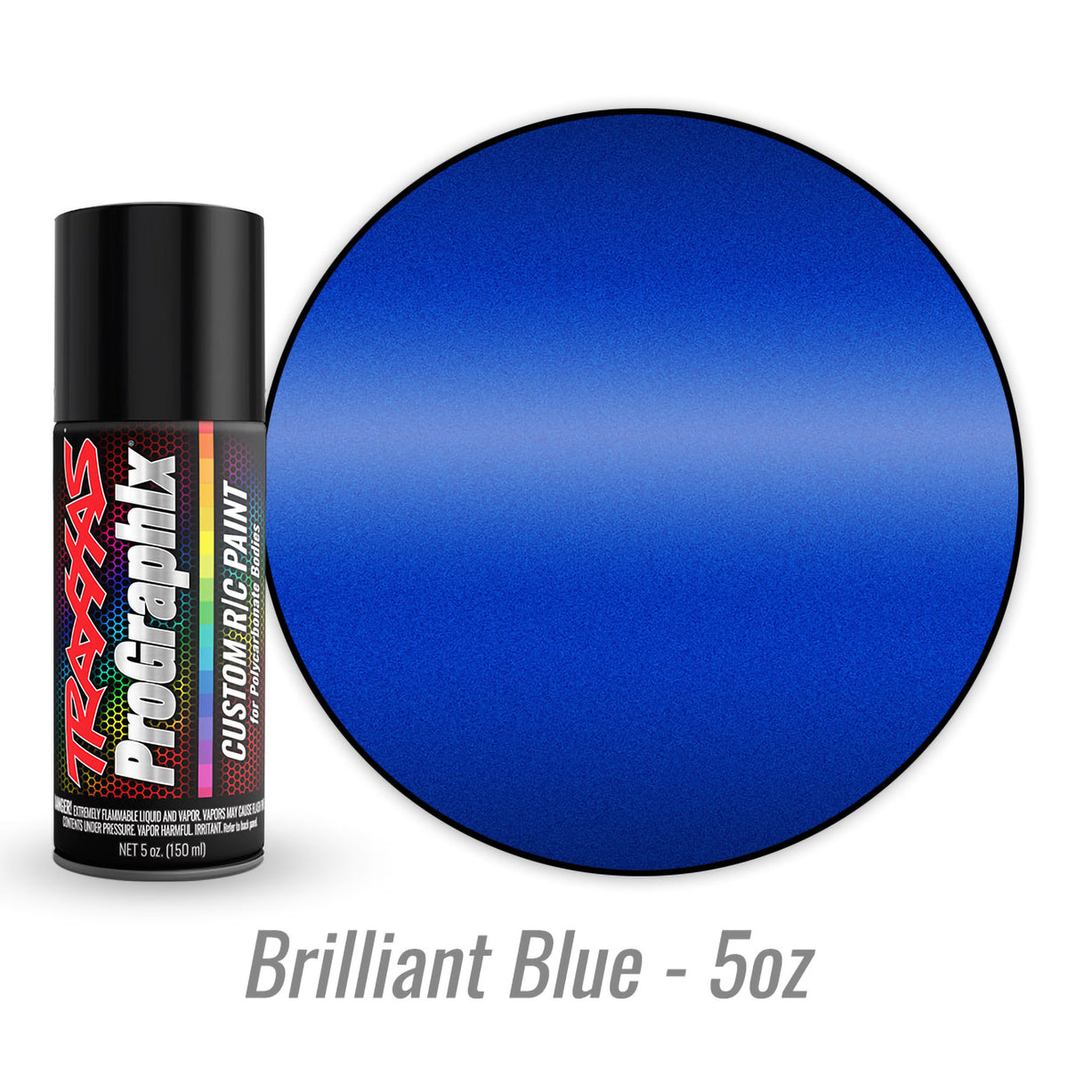 Traxxas ProGraphix Brilliant Blue Custom R/C Lexan Spray Paint (5oz)