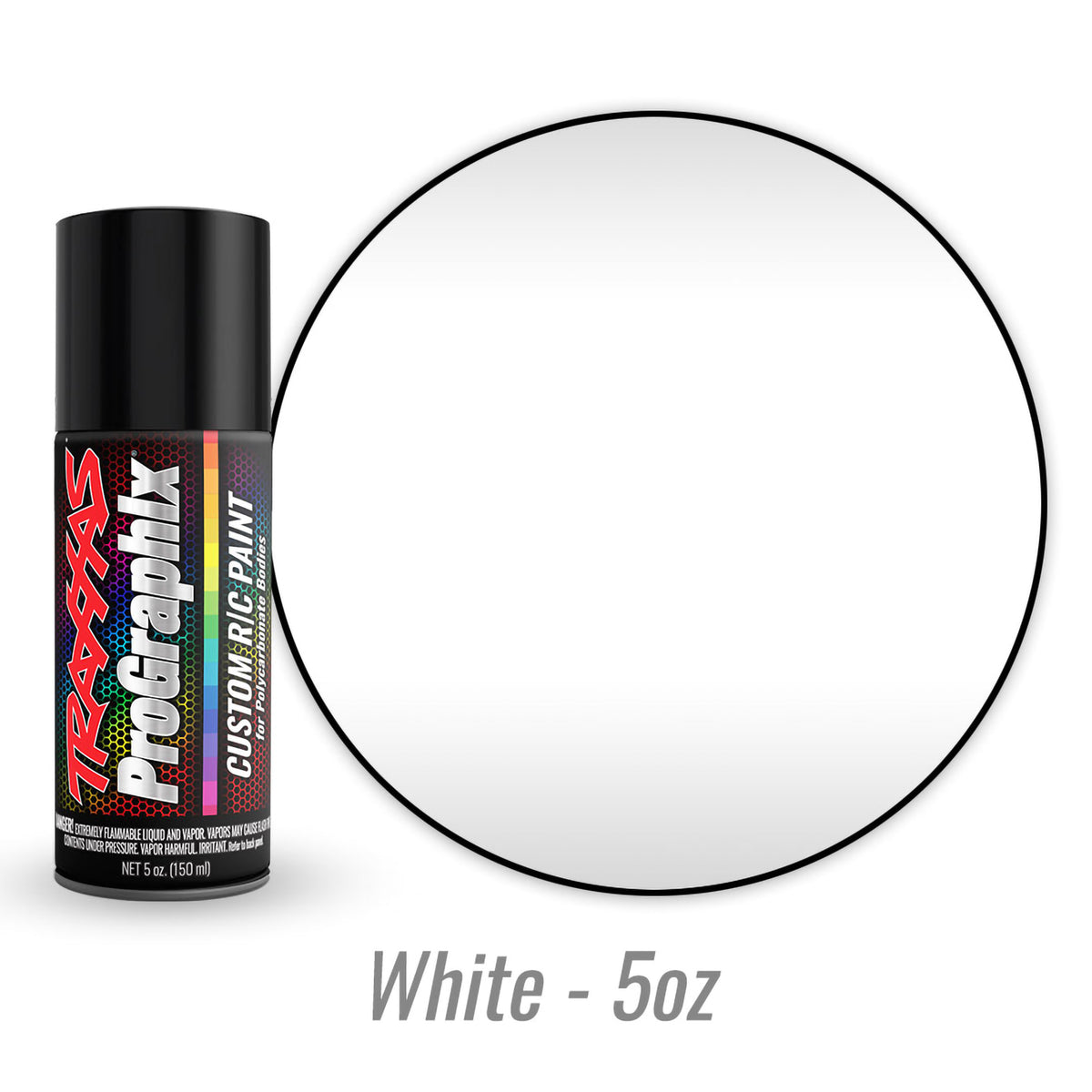 Traxxas ProGraphix White Custom R/C Lexan Spray Paint (5oz)