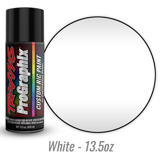 Traxxas ProGraphix White Custom R/C Lexan Spray Paint (13.5oz)