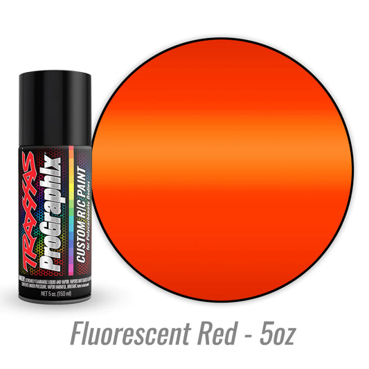 Traxxas ProGraphix Fluorescent Florescent Red Custom R/C Lexan Spray Paint (5oz)