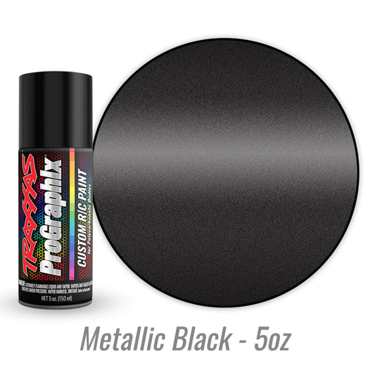 Traxxas ProGraphix Metallic Black Custom R/C Lexan Spray Paint (5oz)