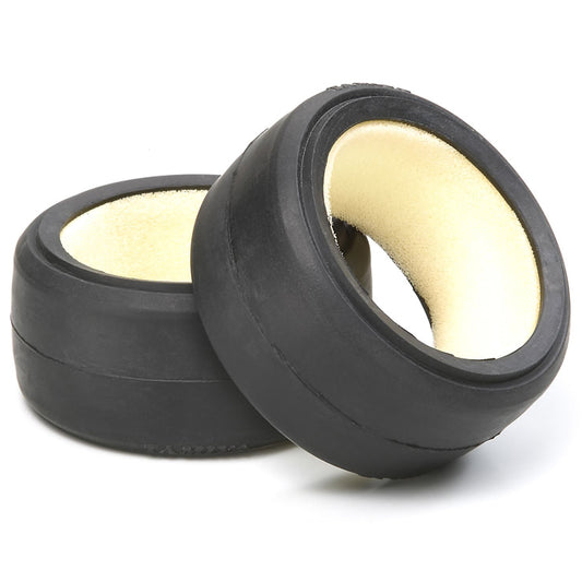 Tamiya RC 24mm Medium/Narrow Racing Slicks-2pcs