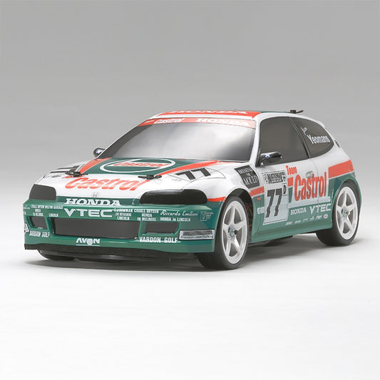 Tamiya RC 1/10 Body Set Castrol Honda Civic Vti