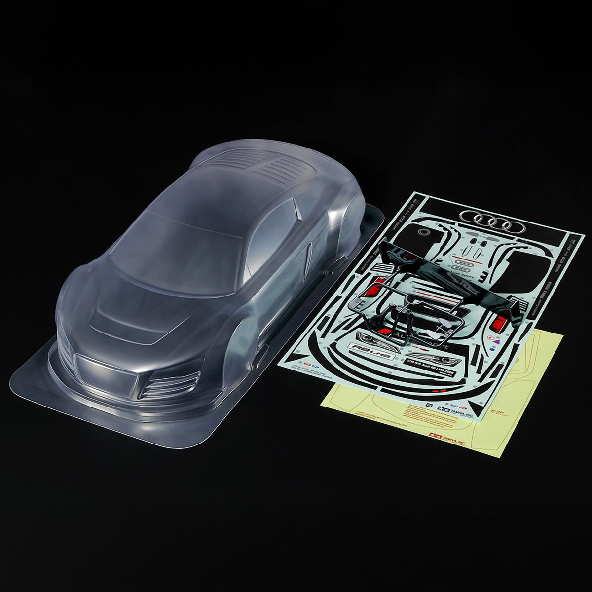 Tamiya 1/10 2008 Audi R8 LMS Touring Car Body Set (Clear)