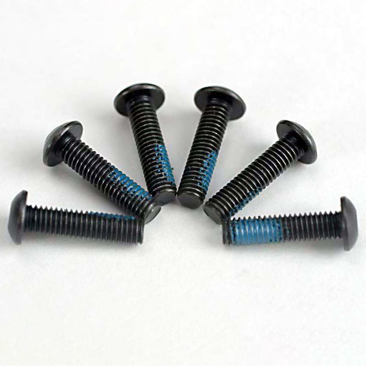Traxxas 3x12mm Button Head Hex Screws w/Threadlock (6)