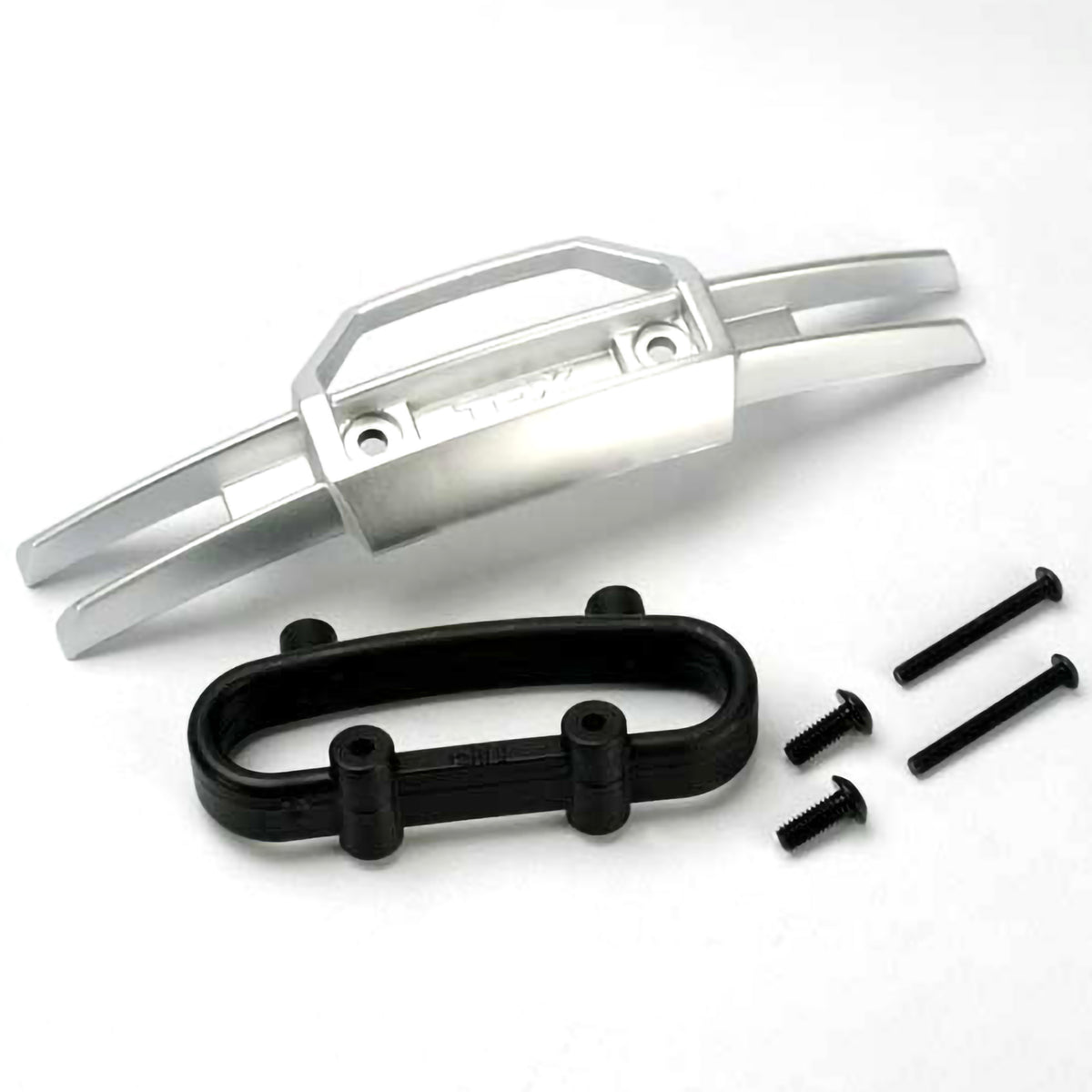 Traxxas Satin Chrome Front Bumper with Mount & Screws