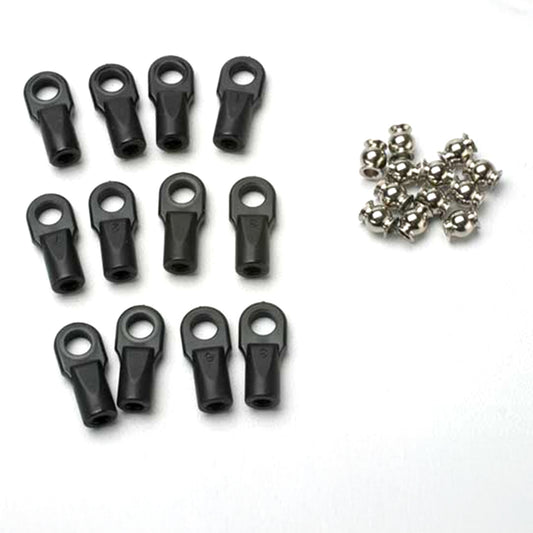 Traxxas Large Rod Ends w/Hollow Balls (12)