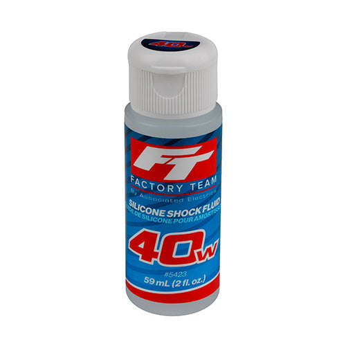 Team Associated Factory Team Silicone Shock Oil, 40wt (500 cSt), 2oz.