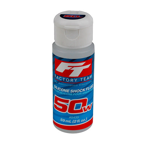 Team Associated Factory Team FT Silicone Shock Oil, 50wt (640 cSt), 2oz.
