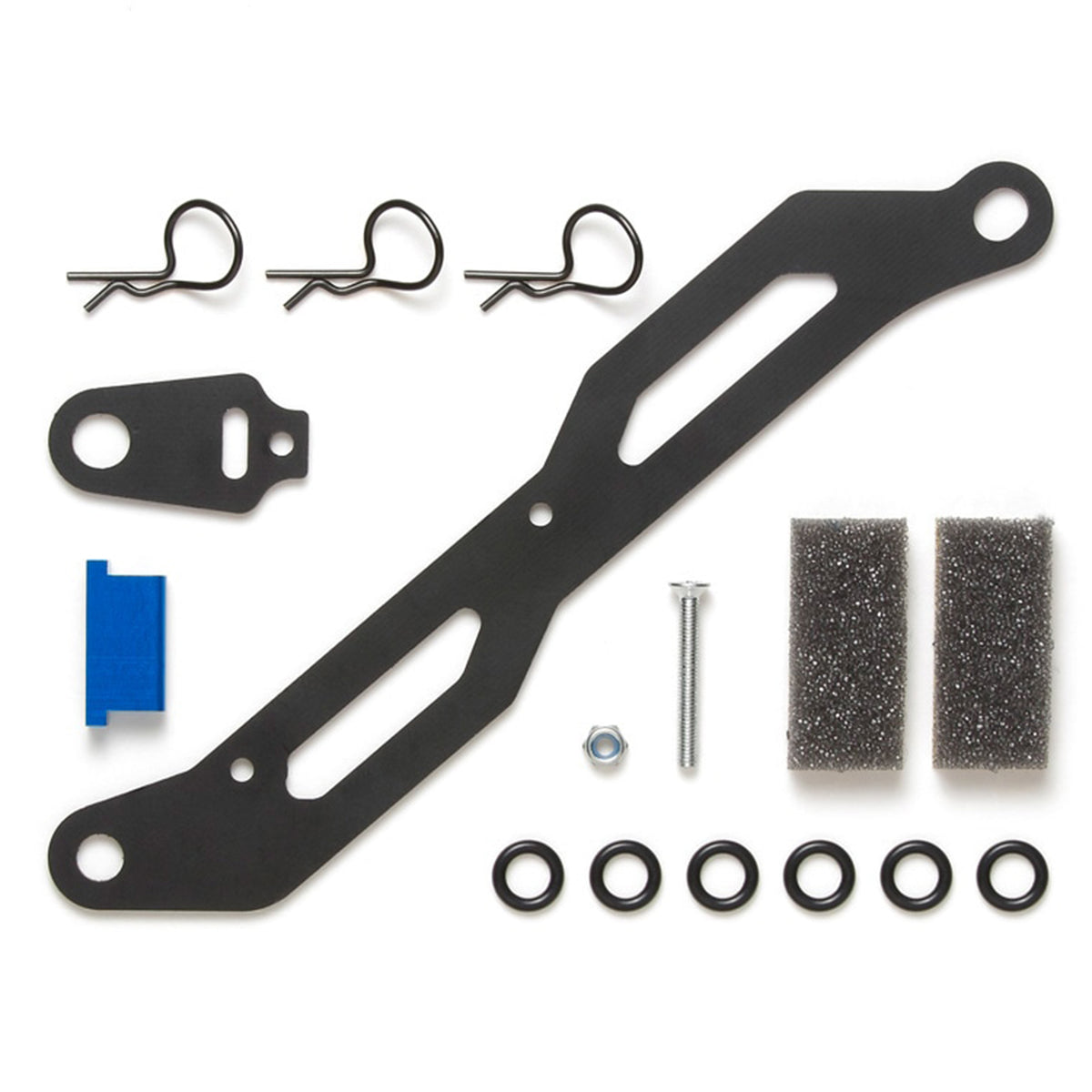 Tamiya TT-02 FRP Battery Plate & Transponder Stay Set