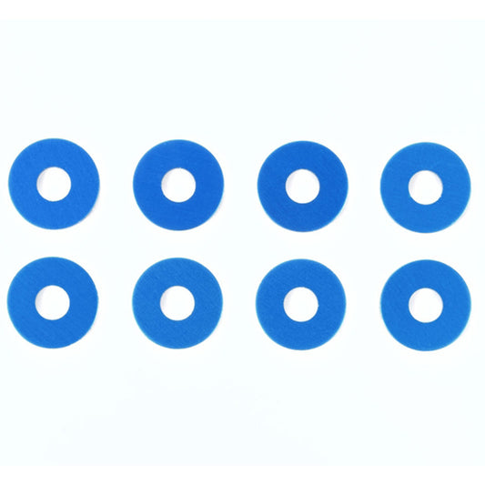 Tamiya RC 0.75mm Wheel Spacer (Blue/8pcs)