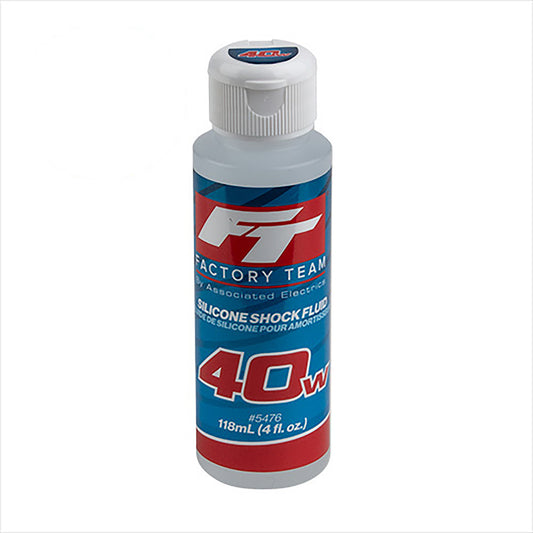 Team Associated Factory Team Silicone Shock Oil, 40wt (500 cSt), 4oz.