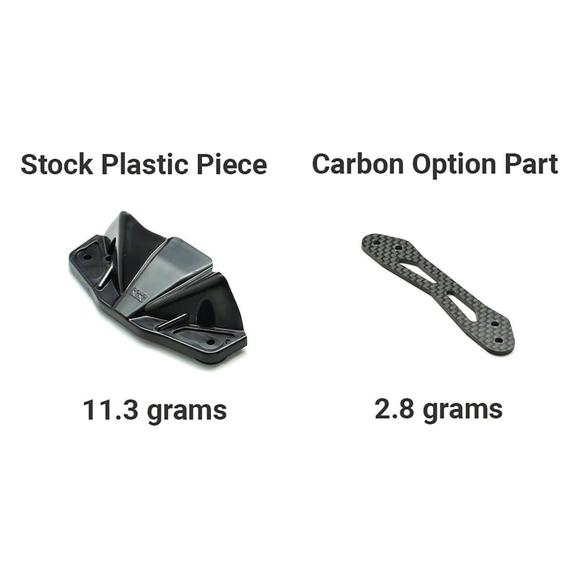 Tamiya TT-02 Carbon Bumper Support