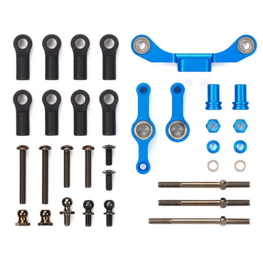 Tamiya RC TT-02 Type-S Aluminum Steering Set (Long Tie Rod)