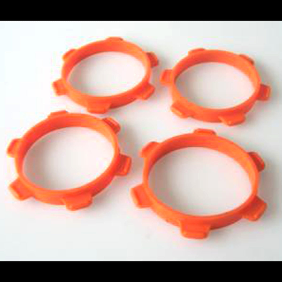 Serpent Tire Mounting Bands 1/8 Buggy Orange (4)