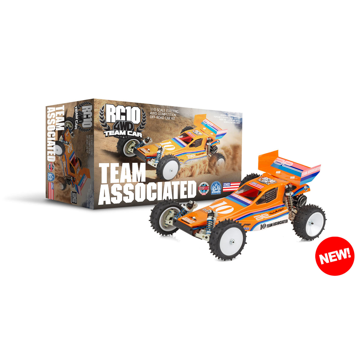 Team Associated RC10 Team 4WD 1/10 Electric Off-Road Buggy Kit
