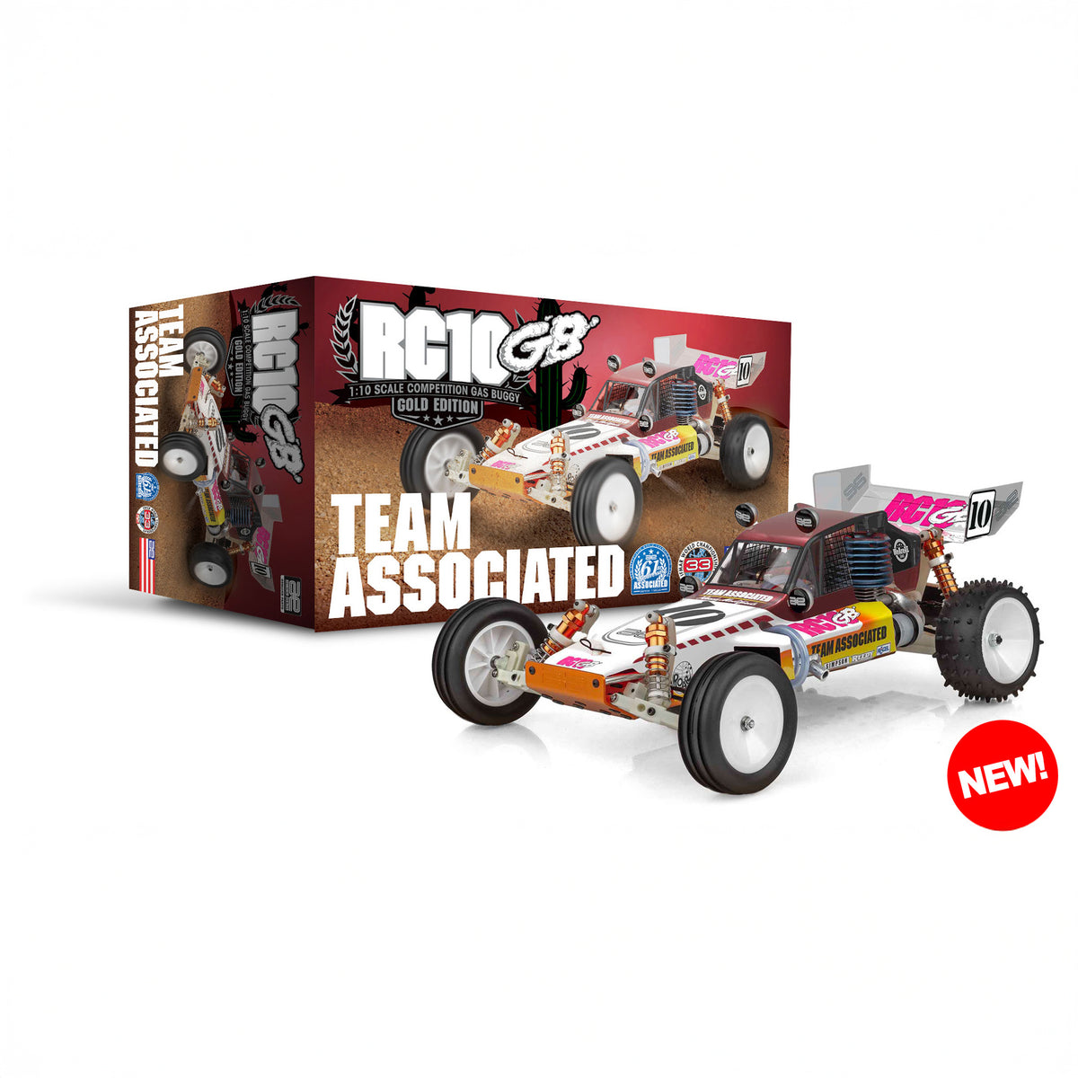Team Associated RC10GB 2wd Nitro Buggy Kit (Gold Edition)