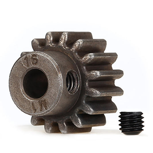Traxxas Pinion Gear, 16-T (1.0 Metric Pitch) (Fits 5mm Shaft)/ Set Screw