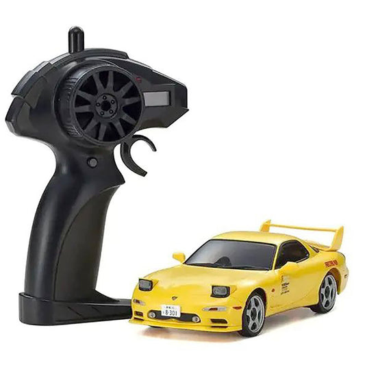Kyosho First Mini-Z RWD ReadySet w/Initial D Mazda RX-7 FD3S Body (Yellow) & 2.4GHz Radio