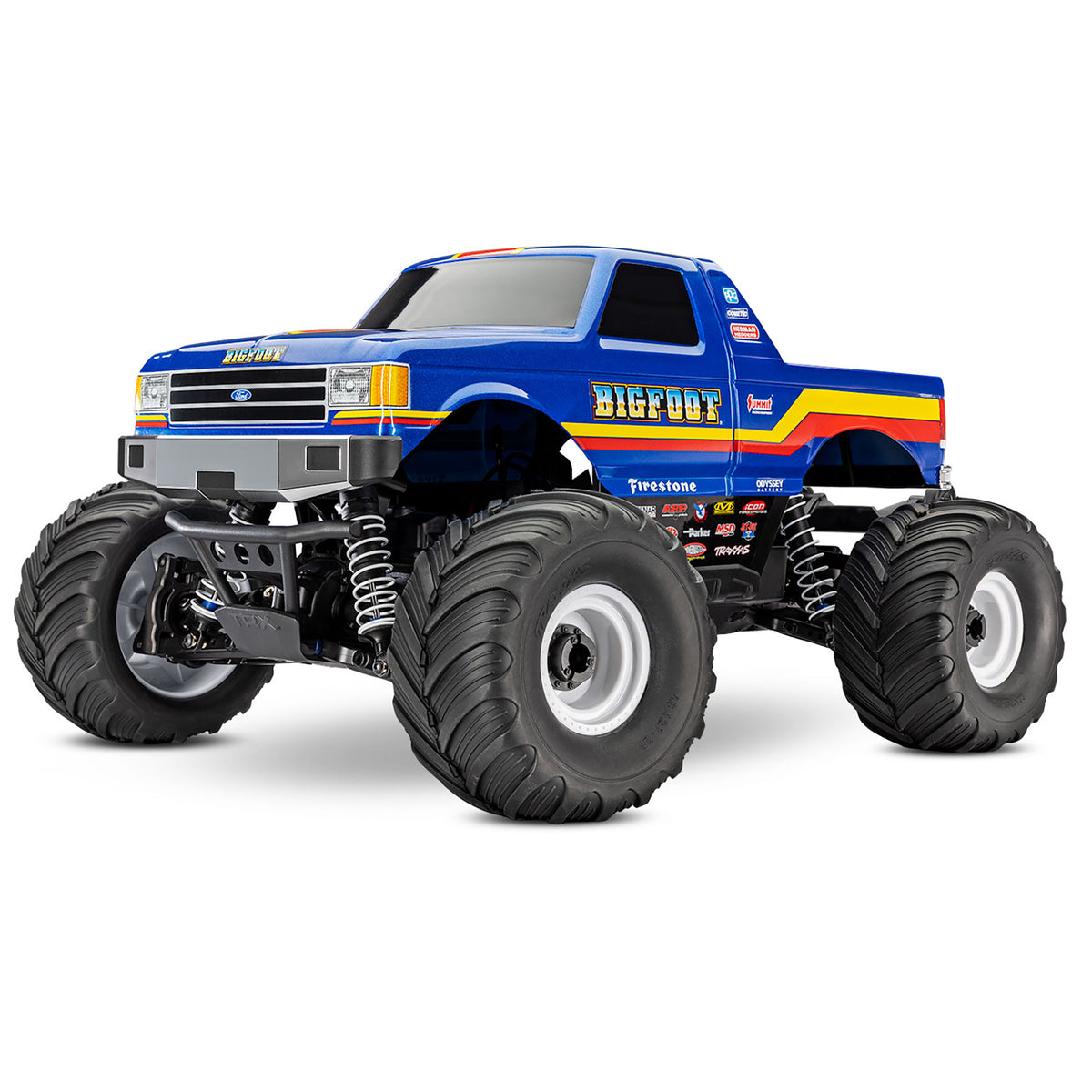 Traxxas Bigfoot® 1/10 RTR 4WD Brushless Monster Truck (Blue) BL-2s ESC & TQ 2.4GHz Radio